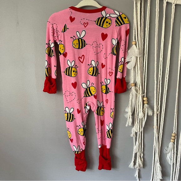 Little Sleepies Pink Bee Mine Zippy - Picture 7 of 7